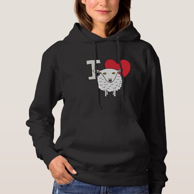 Camiseta Eu Amo Ovinos (Frente)