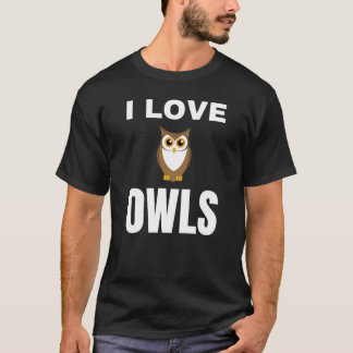 Camiseta Eu amo Owls