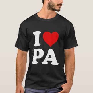 Camiseta Eu Amo Pa He Pensilvânia