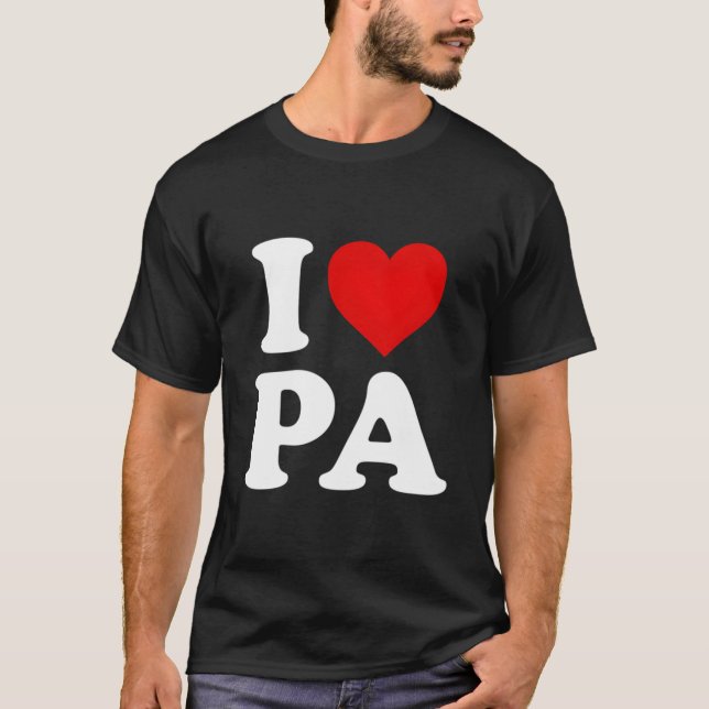 Camiseta Eu Amo Pa He Pensilvânia (Frente)