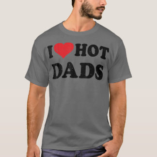 Camiseta Eu Amo Pais Quentes Desconfortáveis Retro Vintage 