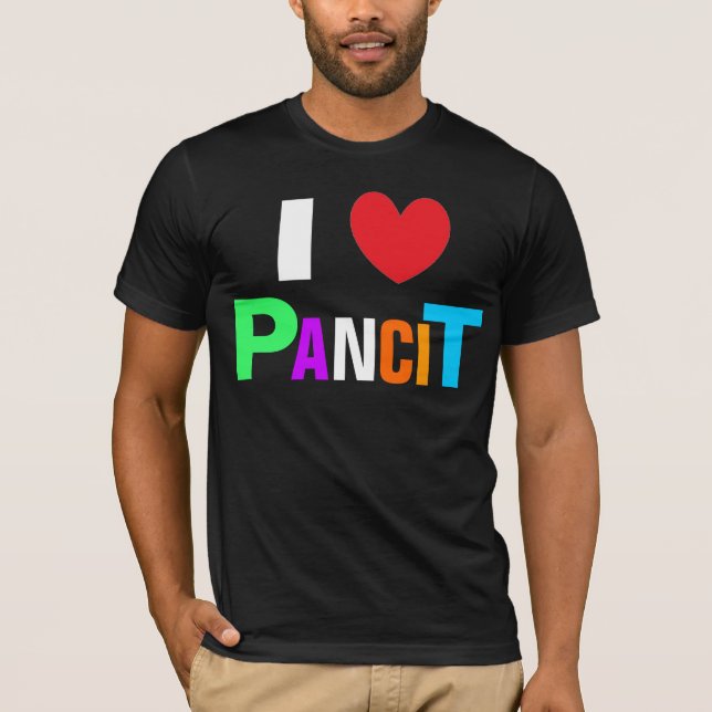 Camiseta Eu amo Pancit (Frente)