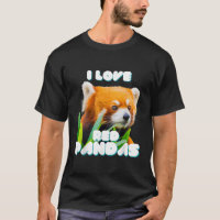 Eu Amo Pandas Selvagens Vermelhas