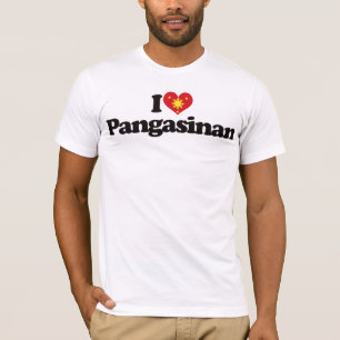 Camiseta Eu amo Pangasinan