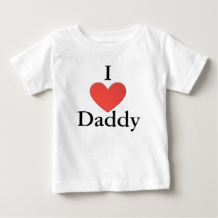 Camiseta Eu Amo Papai Uma Peça