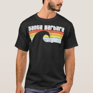 Camiseta Eu amo Papais noeis Barbara Beach California CA Pa