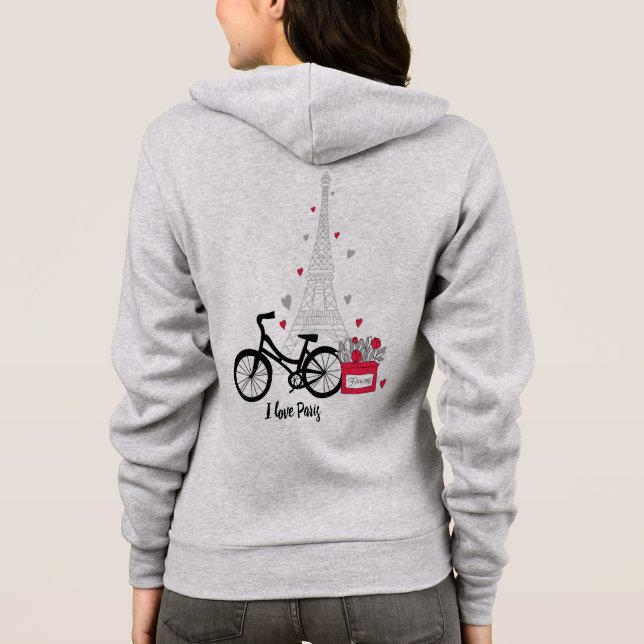 Camiseta Eu amo Paris (Verso)