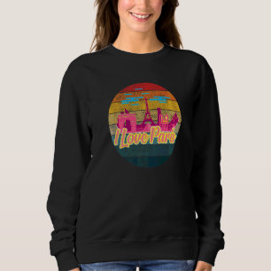 Camiseta Eu Amo Paris Com Eiffel Tower Notre Dame Arc De T
