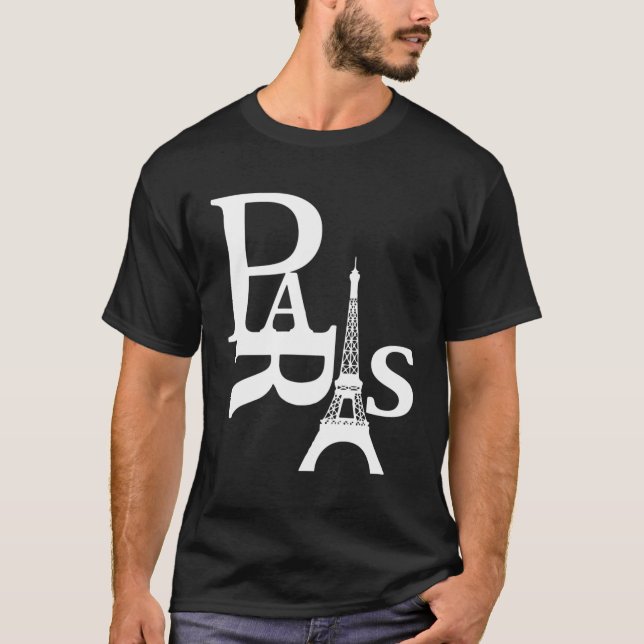 Camiseta Eu Amo Paris Eiffel Tower França (Frente)