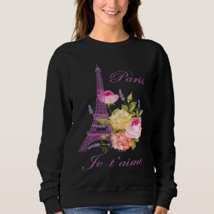 Camiseta Eu amo Paris França Cidade do Amor Torre Eiffel E