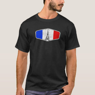 Camiseta Eu Amo Paris França Torre Eiffel Torre Vintage Fra