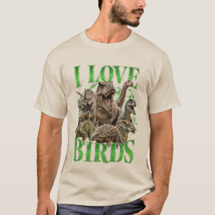 Camiseta Eu Amo Pássaros