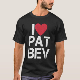 Camiseta Eu Amo Pat Bev I Heart Pat Bev
