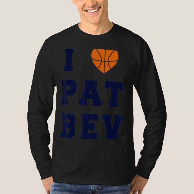 Camiseta Eu Amo Pat Bev I Heart Pat Bev Design (Frente)