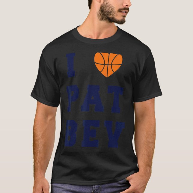 Camiseta Eu Amo Pat Bev I Heart Pat Bev Design (Frente)