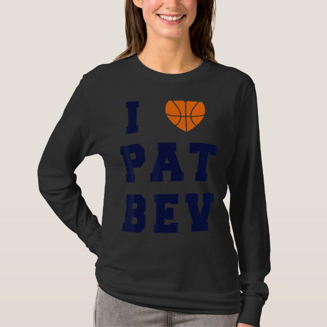 Camiseta Eu Amo Pat Bev I Heart Pat Bev Design (Frente)
