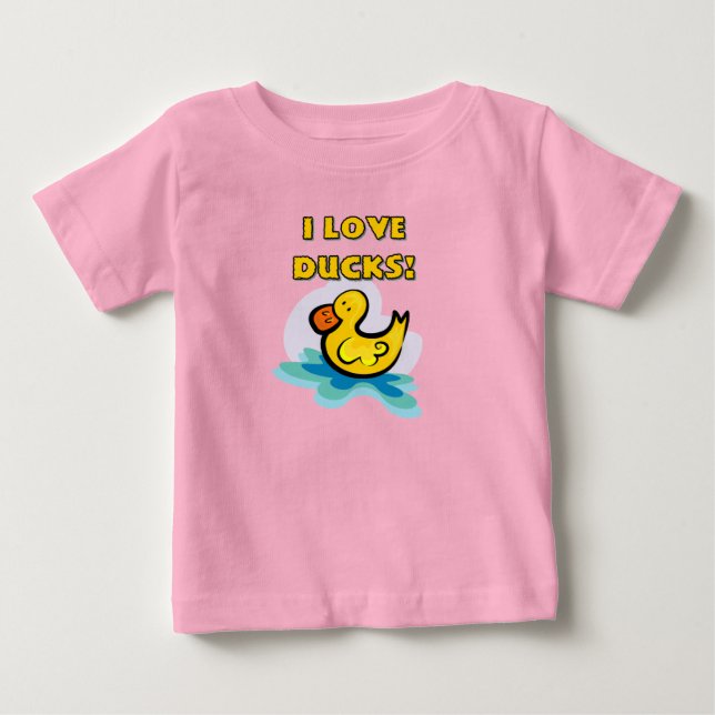 Camiseta Eu amo patos (Frente)