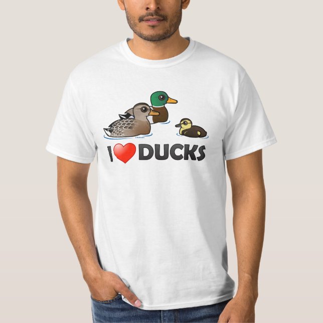 Camiseta Eu amo patos (Frente)