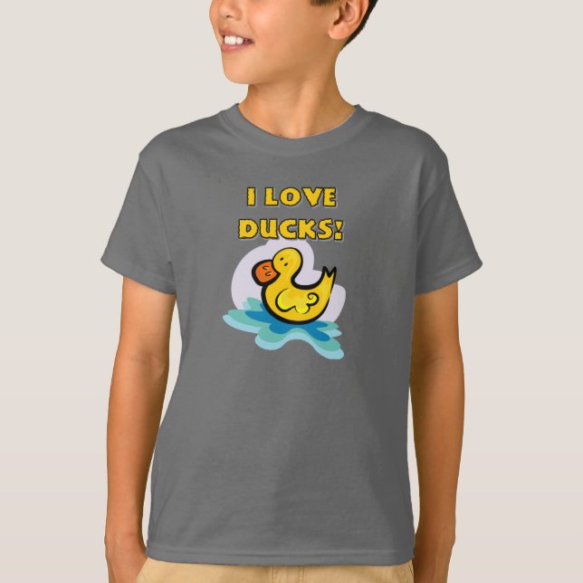 Camiseta Eu amo patos (Frente)