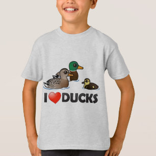 Camiseta Eu amo patos