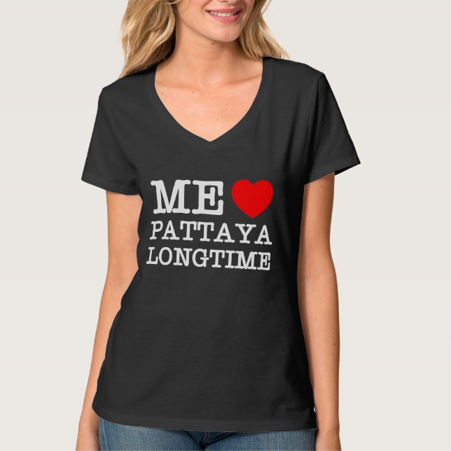 CAMISETA EU AMO PATTAYA LONGTIME (Frente)
