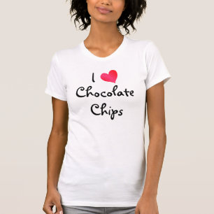 Camiseta Eu amo pedaços de chocolate