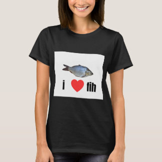 Camiseta eu amo peixe!