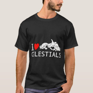 Camiseta Eu Amo Peixe Dourado Olho Celestial Peixe Dourado