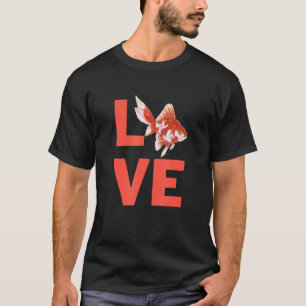Camiseta Eu Amo Peixes Proprietários de Animais Aquáticos e