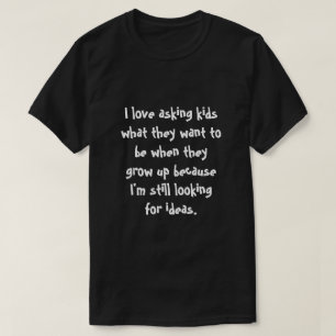 Camiseta Eu amo perguntar a miúdos…