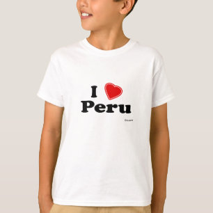 Camiseta Eu amo Peru