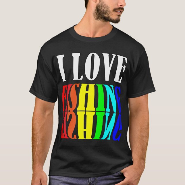 Camiseta Eu Amo Pescar (Frente)