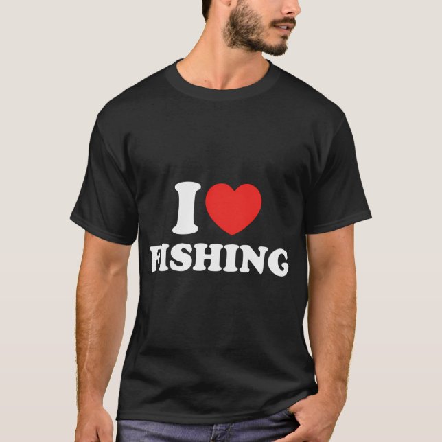 Camiseta Eu Amo Pescar (Frente)