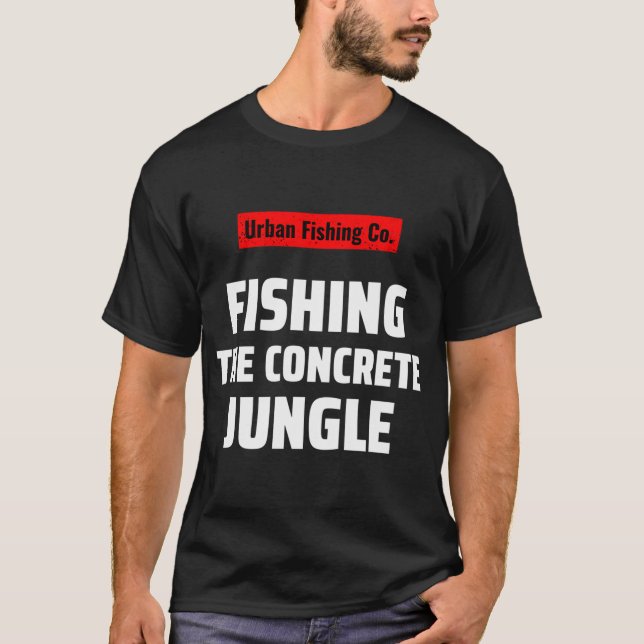 Camiseta Eu Amo Pescar Chicago Engraçado Presentes de Pesca (Frente)