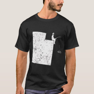 Camiseta Eu Amo Pescar Pai UT Humor de Pesca de Robalo