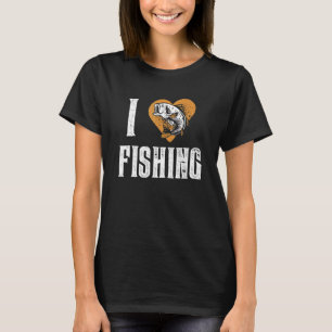 Camiseta Eu Amo Pescar Peixes Ditados de Pescador