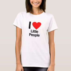 Camiseta eu amo pessoas pequenas