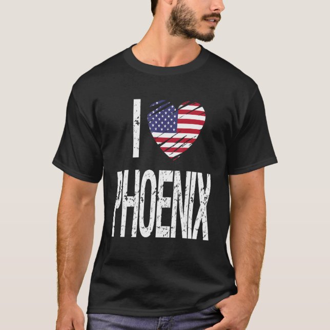 Camiseta Eu amo Phoenix (Frente)