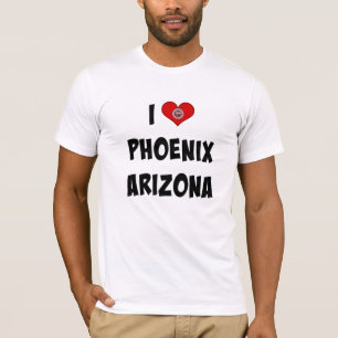 Camiseta Eu Amo Phoenix, Arizona