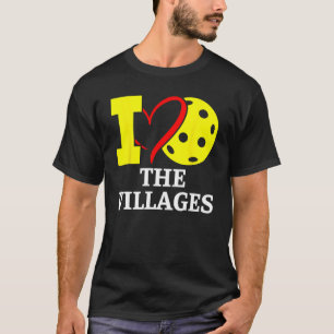 Camiseta Eu Amo Pickleball em The Villages, Flórida