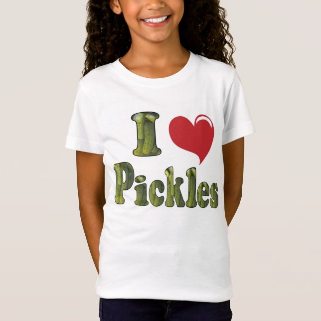 Camiseta Eu Amo Picles (Frente)