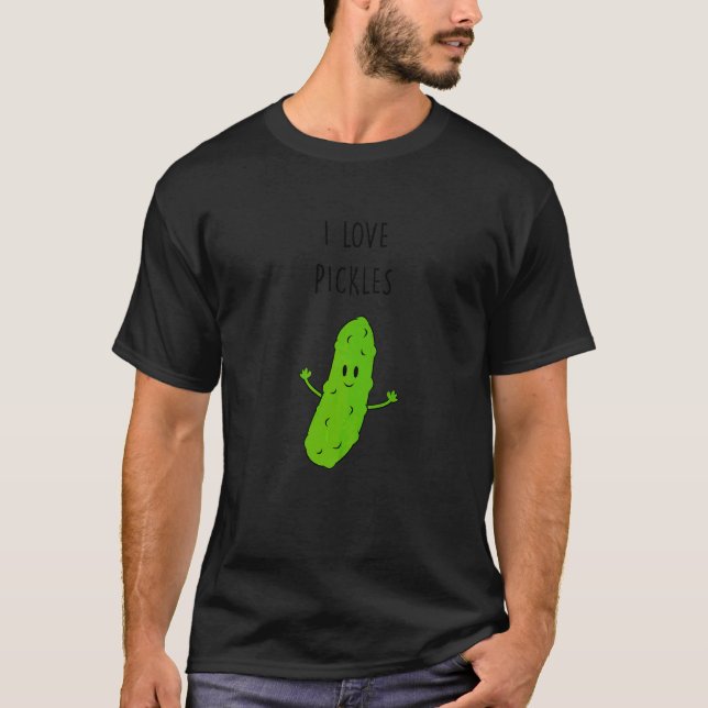 Camiseta Eu Amo Picles (Frente)