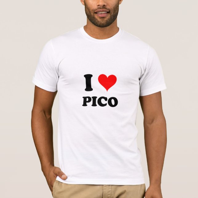 Camiseta Eu amo Pico Massachusetts (Frente)