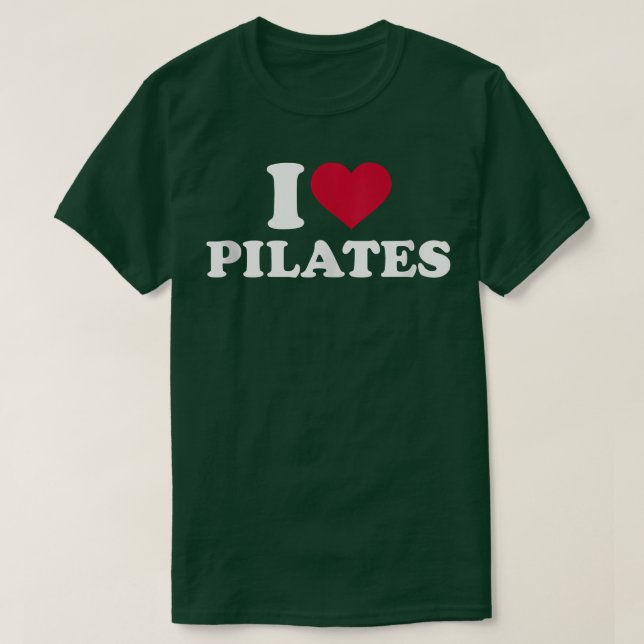 Camiseta Eu amo Pilates  (Frente do Design)