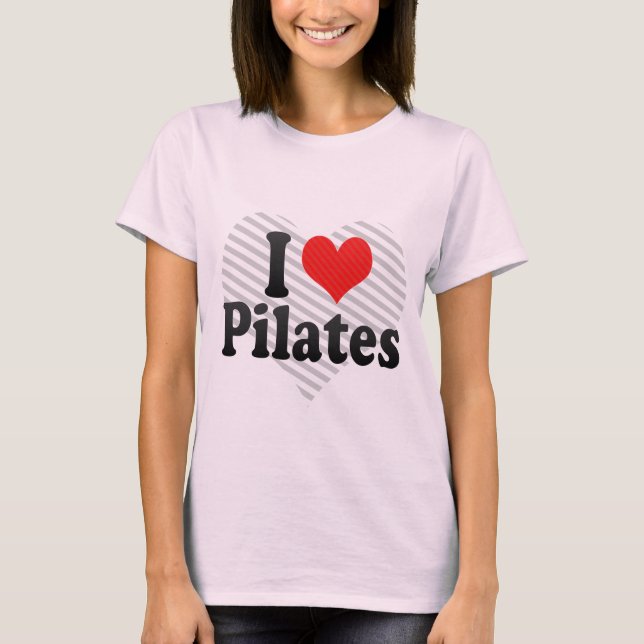 Camiseta Eu amo Pilates (Frente)