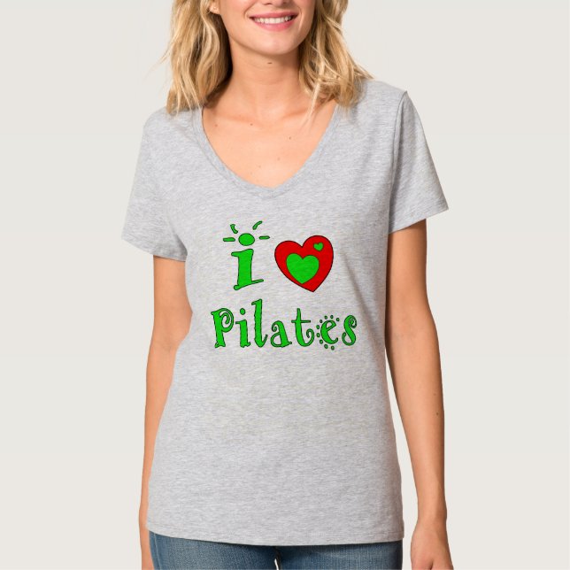 Camiseta Eu Amo Pilatos - As Mulheres Pilatos No Topo (Frente)