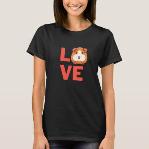 Camiseta Eu Amo Pinus Roedores De Porcos E Animais