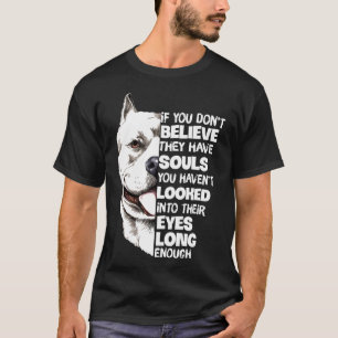 Camiseta Eu Amo Pitbull Engraçado Eu Homens Mulheres Presen