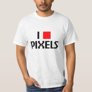 Camiseta Eu amo pixéis