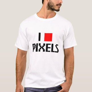 Camiseta Eu amo pixéis